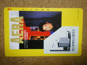 yosin・290-11323　吉永小百合　アエラ　AERA　朝日新聞　未使用　50度数　テレカ