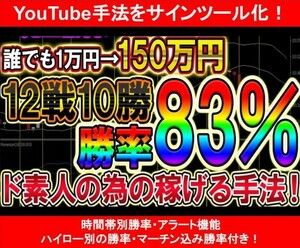 【バイナリーオプション】遂に公開！誰でも即実践でき月に150万以上稼げるド素人の為の再現性100％手法！ サインツール化【Youtube手法】