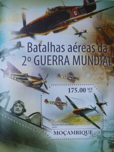 mo The n Beak stamp [ second next world large war ]( each country fighter (aircraft) ) 2011