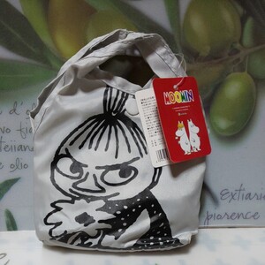 MOOMINポーチ付きエコバック(グレー)