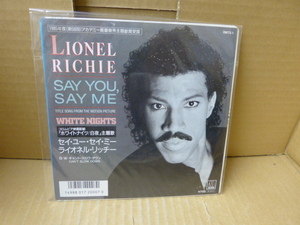 【中古品】EP 洋楽 ライオネル・リッチー / セイ・ユー・セイ・ミー 日本盤