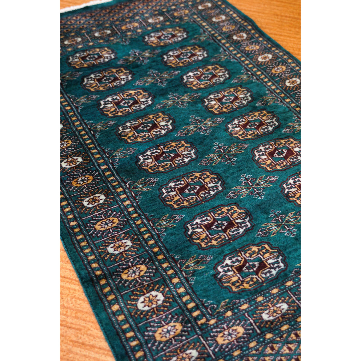 最高の品質 新品 最高級ラグ STN:907 179x129cm 手織り絨毯 パキスタン 