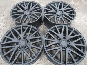 【ハイエース】★20X8.0J+35 6/139.7◆WORK・XTRAP/オール黒【マッドブラック塗装】JWL-T規格・状態ランクB/特価品☆
