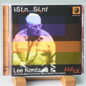 【ライブ】LEE KONITZ 4TET　LISTEN ... SILENT　優秀録音　内容良し！　超オススメ！