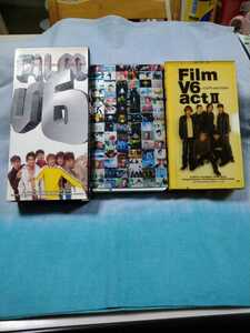 ★中古ビデオ「Film V6 CLIPS and more」act1&2&3（3本セット）付属品有り