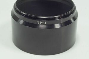 176『送料無料 キレイ』 OLYMPUS T45 PEN F FT 100mm F3.5 対応 オリンパス ペン専用 アルミレンズフード