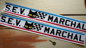 送料無料 SEV Marchal GT40 LeMans Rally Racing Decal Sticker セブマーシャル ステッカー シール デカール 2枚セット