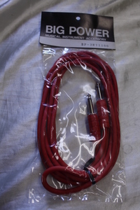 [ stock goods ]BIG POWER( big power )/ guitar shield 3 meter red 