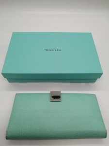 Tiffany&Co.　ティファニー　二つ折り長財布　ティファニーブルー　箱付き