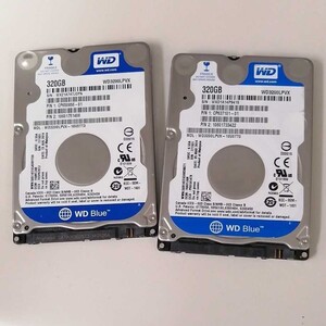 WD 2.5インチ HDD320GB 2点セット