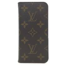 □LOUIS VUITTON モノグラム フォリオ iPhone X/XS ケース M63443 BC4128 USED□_画像2