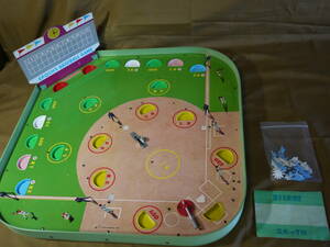 （管理番号：1590）昭和レトロ　エポック社　野球盤　E型　ボードゲーム　ジャンク品