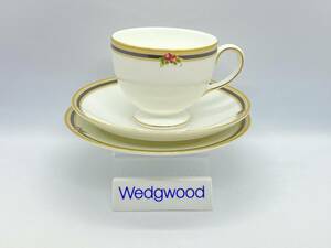 WEDGWOOD ウェッジウッド CLIO Tea Cup Trio Set クリオ ティーカップ&ソーサー＆プレートトリオ セット *658