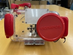 OLYMPUS ★中古PT-021★ CAMEDIA X-350用★ 防水プロテクタ－★オリンパス★処分特価！