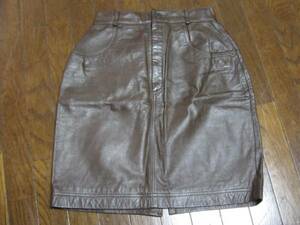 [LEBON] leather skirt S size 