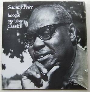 ◆ SAMMY PRICE / Boogie and Jazz Classic ◆ Black and Blue 33.111 (France) ◆