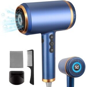 ヘアドライヤー LED液晶ディスプレイ 冷/熱風モード 温度&風量無段階調節