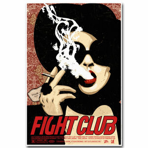 ファイト・クラブ Fight Club 大 ポスター 70x50cm ブラッド・ピット グッズ カフェ 雑貨 フォト アート ファイト クラブ ブラピ 7