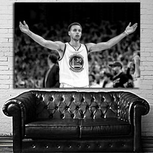 ステフィン・カリー Steph Curry 特大 ポスター 100x147cm バスケットボール NBA ゴールデンステート グッズ アート フォト 写真 1