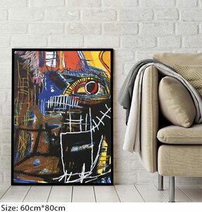 バスキア Basquiat 大 ポスター 70x50cm 海外 アート インテリア 雑貨 グッズ 絵 フォト グラフィティ 画家 ジャン ミシェル 11