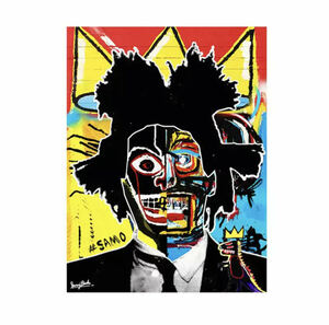 バスキア Basquiat 大 ポスター 70x50cm 海外 アート インテリア 雑貨 グッズ 絵 フォト グラフィティ 画家 ジャン ミシェル 36
