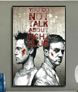 ファイト・クラブ Fight Club 大 ポスター 70x50cm ブラッド・ピット グッズ カフェ 雑貨 フォト アート ファイト クラブ ブラピ 11