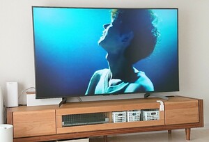テレビ【値下げ】　ソニー BRAVIA　セット　ノングレア　65型　３ミリ　アクリルパネル　2.1サウンドバー　3点セット