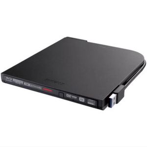 新品 バッファロー ポータブルブルーレイドライブ ブラック BRUHD-PU3-BK