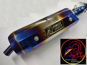 SYM　X'pro FIGHTER 150　125/Xプロファイター150 125（キャブ車）用 ステンレス コンビネーション マフラー パーツ 台湾製品 全チタン風