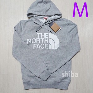 THE NORTH FACE ノースフェイス プルオーバー パーカー 長袖 グレー 灰色 海外モデル 裏起毛 フード 海外Mサイズ