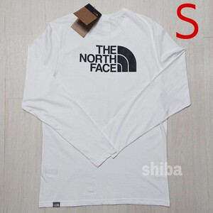 THE NORTH FACE ノースフェイス 長袖 ロンT ロング tシャツ ホワイト 白 イージー Easy 海外Sサイズ