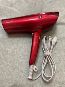 ドライヤー シャープ SHARP プラズマクラスター プラズマクラスタードライヤー 色 レッド