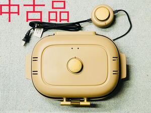 ドウシシャ 焼き芋メーカー 備長炭入りプレート WFV-102T 破損あり 中古品 訳あり