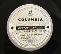 英Columbia SAX2373【B/S】クレンペラー ベートーヴェン 交響曲第5番《運命》P.O.★【初出盤】B/S青銀 LP 英国プレス 超レア 超高音質_画像3