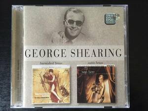 George Shearing Quintet / Burnished Brass & Satin Brass / 2LPアルバムカップリングCD / Capitol - EMI UK盤！CD美品！即決