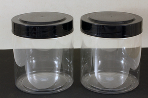 容器 入れ物 プラスチックケース 2ヶセット ポリエチレンテレフタレート PET-100φ-MCS FRP容器 ポリ容器 ペット容器 プラスチック容器