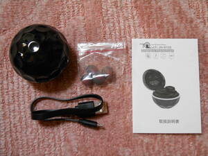【ワイヤレスイヤホン】TOUCH JH-9105 TWS Bluetooth5.0 ボールデザイン タッチ防水 ステレオヘッドセット 取説付き
