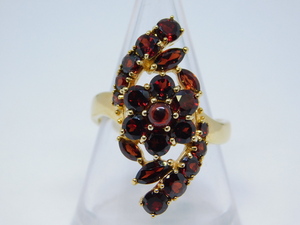 Новые 15 ювелирных украшений Rokuzan Shield Garnet Ring