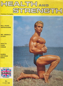 レトロ・ボディビル洋雑誌　『Health and Strength』July 18th 1968　Vol.97 No.15