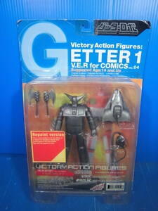 ★ゲッターロボ /Victory Action Figures 3点セット(ゲッター1・２・３原作版リペイントVer.(ブラック)［海洋堂・XEBEC・レッズ］)