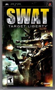 PSP◆北米版 Swat: Target Liberty スワット 国内版本体動作可