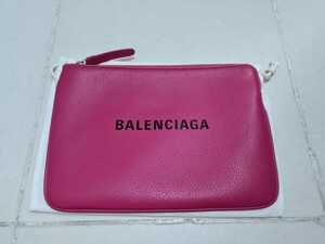  стандартный товар новый товар не использовался примерно 65% скидка BALENCIAGA Balenciaga EVERYDAY POUCH M Every tei сумка M клатч CLUTCH BAG PINK розовый 