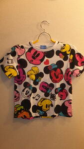 ★Disneyland★TOKYO DISNEY RESORT T-Shirts SizeS 150 東京ディズニーリゾートTシャツサイズS USED IN JAPAN ミニーマウス