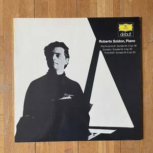 ROBERTO SZIDON / PIANO / DEBUT / RACHMANINOFF, SCRIABIN , PROKOFIEFF / 642104 / ドイツプレス / 内溝 / GRAMMOPHON