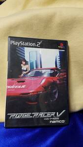 GAME3 PS2 Playstation2 ゲームソフト RIDGE RACER V リッジレーサーファイブ 取説無し 動作未確認の為ジャンク 動作には影響ない小傷あり