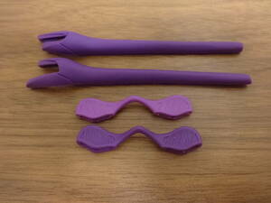 ノーズパッド２種つき！★ レーダーEVパス・ピッチ用 イヤーソック・ノーズパッドセット　PURPLE EARSOCKS Nose Pad for Radar EV Path 