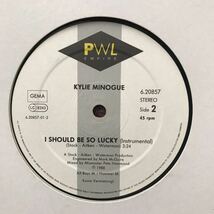 【house】Kylie Minogue / I Should Be So Lucky［12inch］オリジナル盤《O-151 9595》_画像4