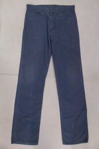 VintageOriginal 80's Levi's519 corduroy pants USA made W33L34 Levi's navy Vintage Old old clothes P