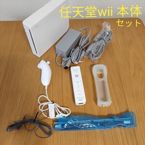 任天堂 Wii 本体 セット 一式 ソフト2本付き 動作確認済み 送料無料 Wii (シロ)