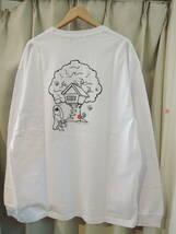 X-LARGE エクストララージ XLARGE TREE HOUSE L/S POCKET TEE ロンT 白 XL 人気グラフィック 送料\230~　値下げしました！ _画像1